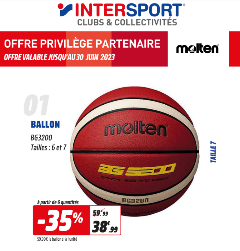 Partenariat FFBB INTERSPORT ValdeMarne Basketball